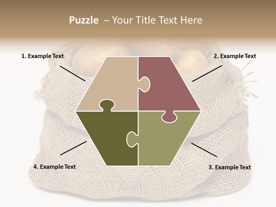 Vegetables Produce Sack PowerPoint Template