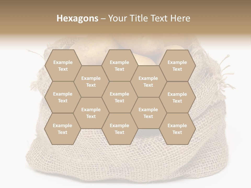 Vegetables Produce Sack PowerPoint Template