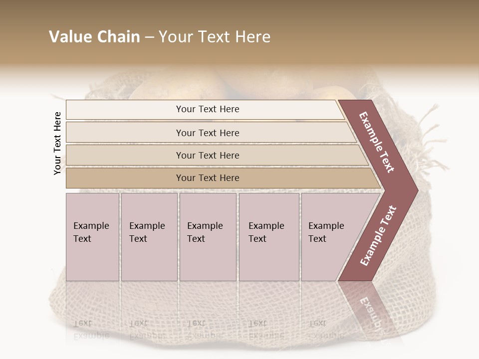 Vegetables Produce Sack PowerPoint Template