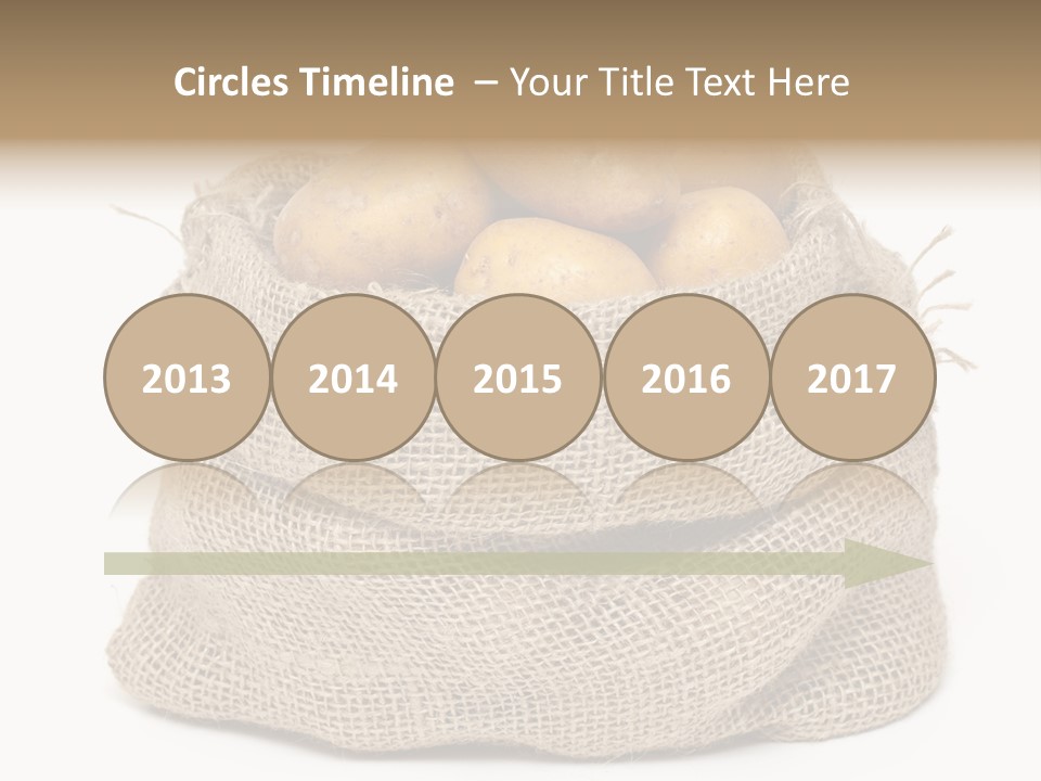 Vegetables Produce Sack PowerPoint Template