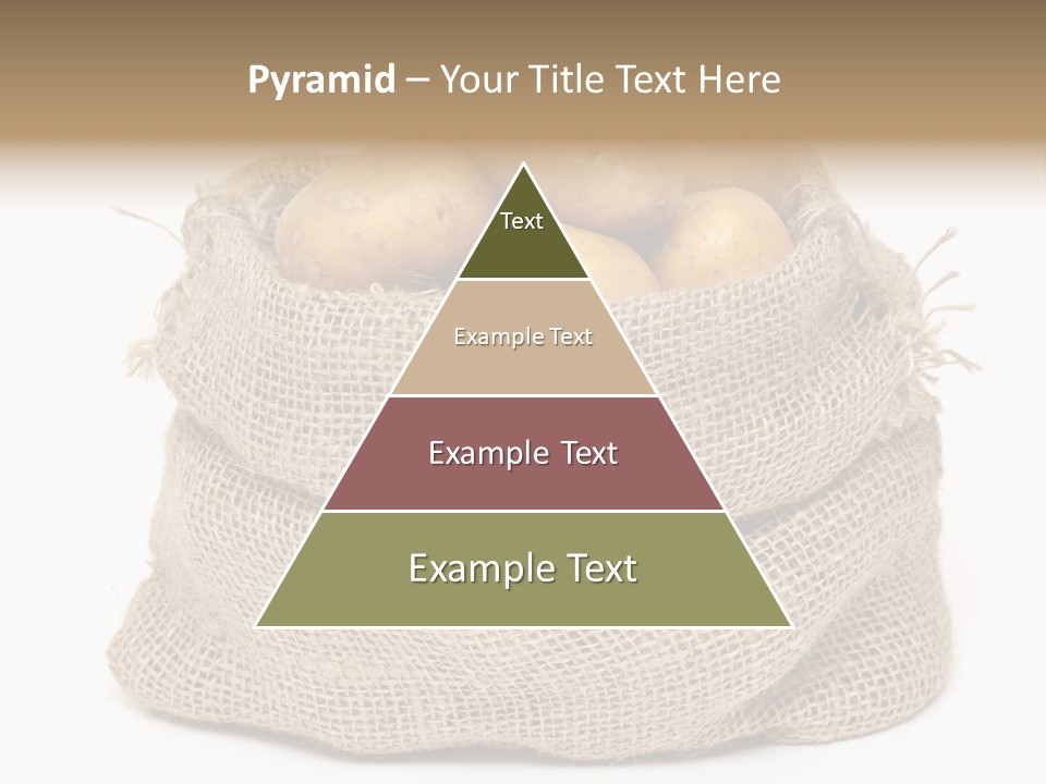 Vegetables Produce Sack PowerPoint Template