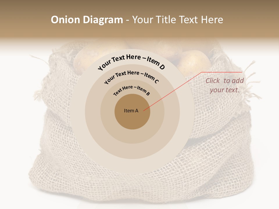 Vegetables Produce Sack PowerPoint Template