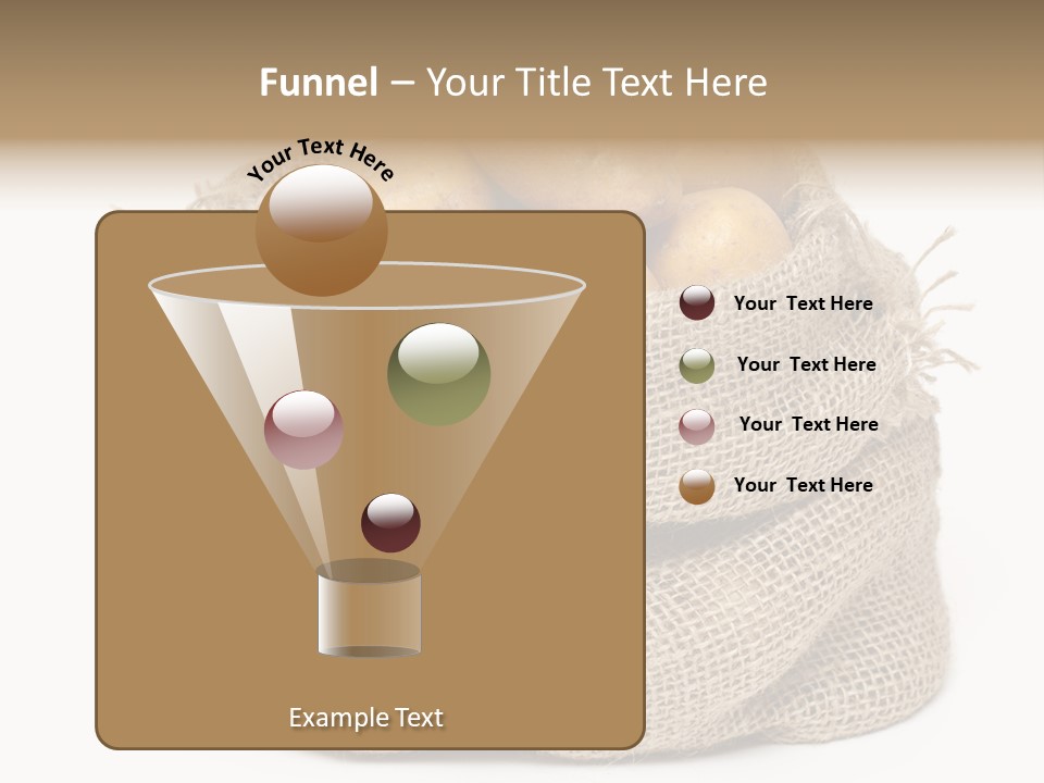 Vegetables Produce Sack PowerPoint Template