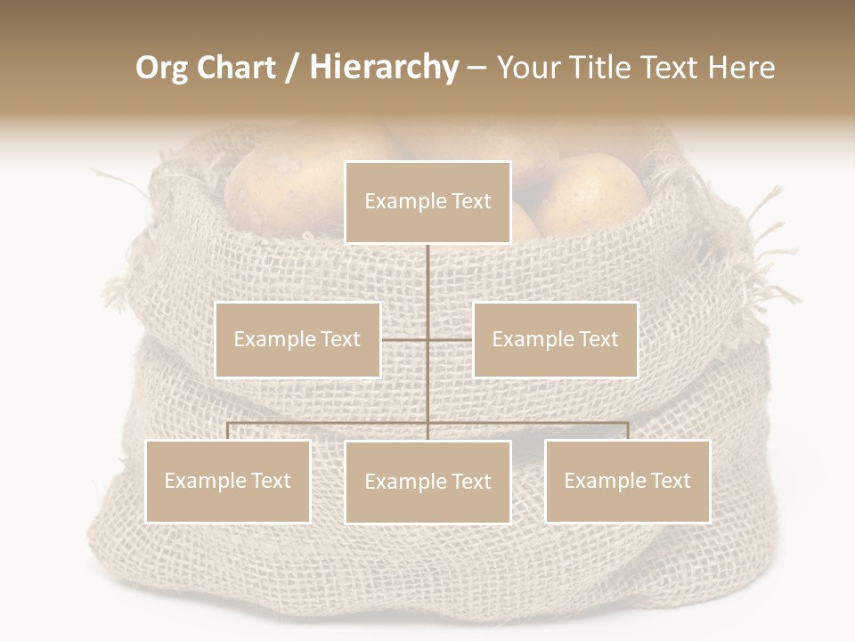 Vegetables Produce Sack PowerPoint Template