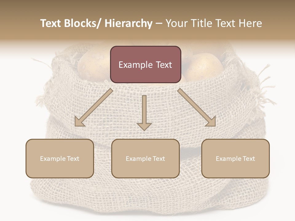 Vegetables Produce Sack PowerPoint Template