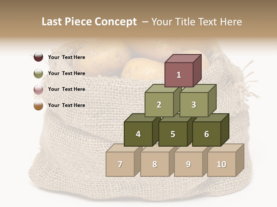 Vegetables Produce Sack PowerPoint Template