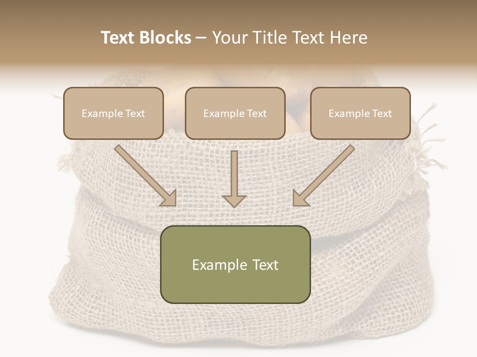 Vegetables Produce Sack PowerPoint Template