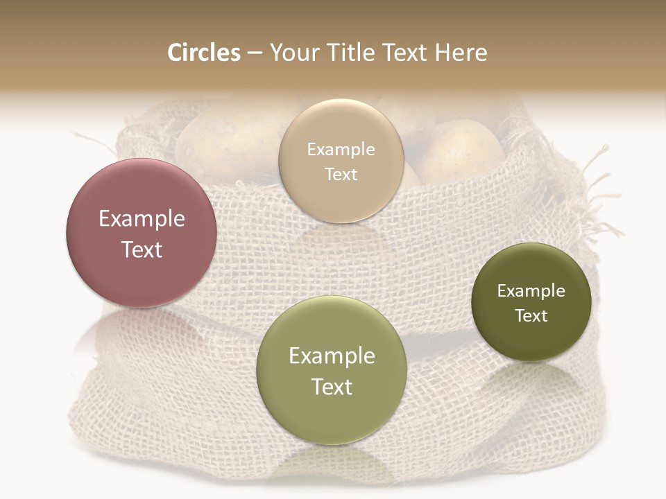 Vegetables Produce Sack PowerPoint Template