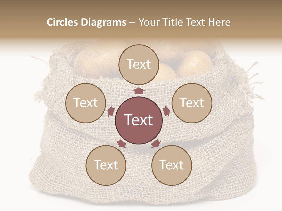 Vegetables Produce Sack PowerPoint Template