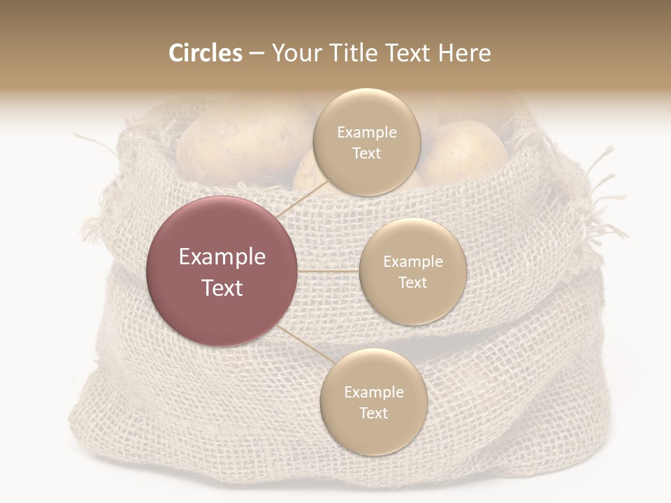 Vegetables Produce Sack PowerPoint Template