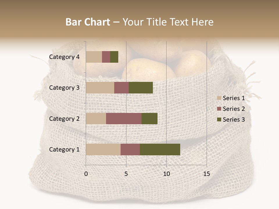 Vegetables Produce Sack PowerPoint Template