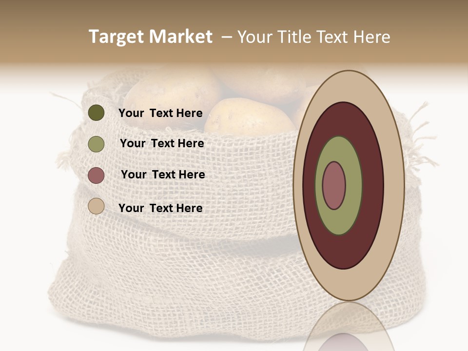 Vegetables Produce Sack PowerPoint Template