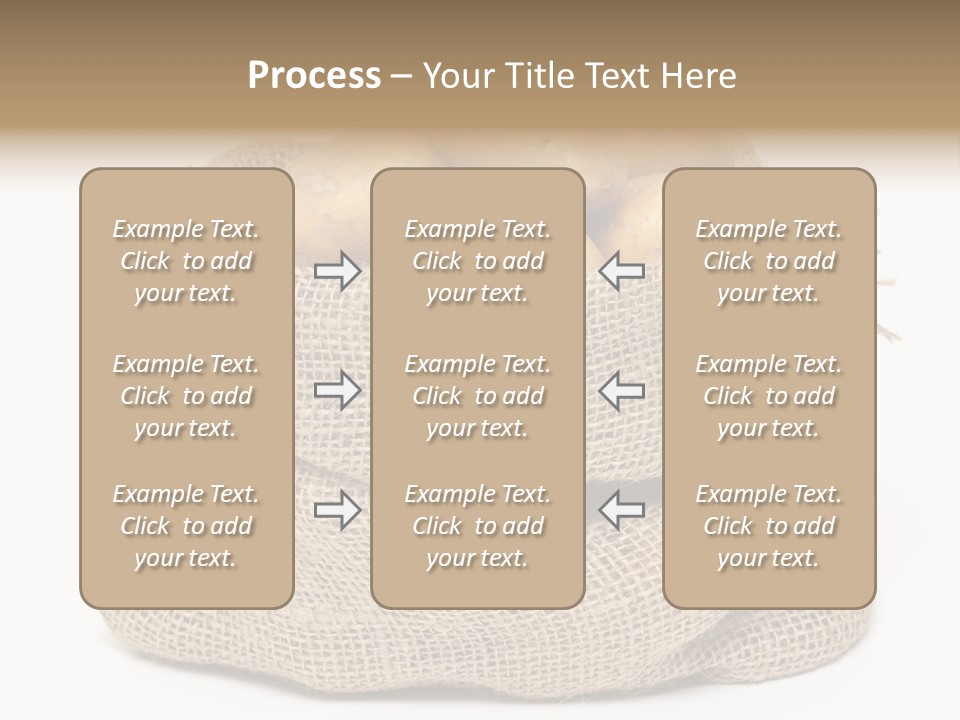 Vegetables Produce Sack PowerPoint Template