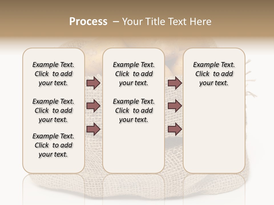 Vegetables Produce Sack PowerPoint Template