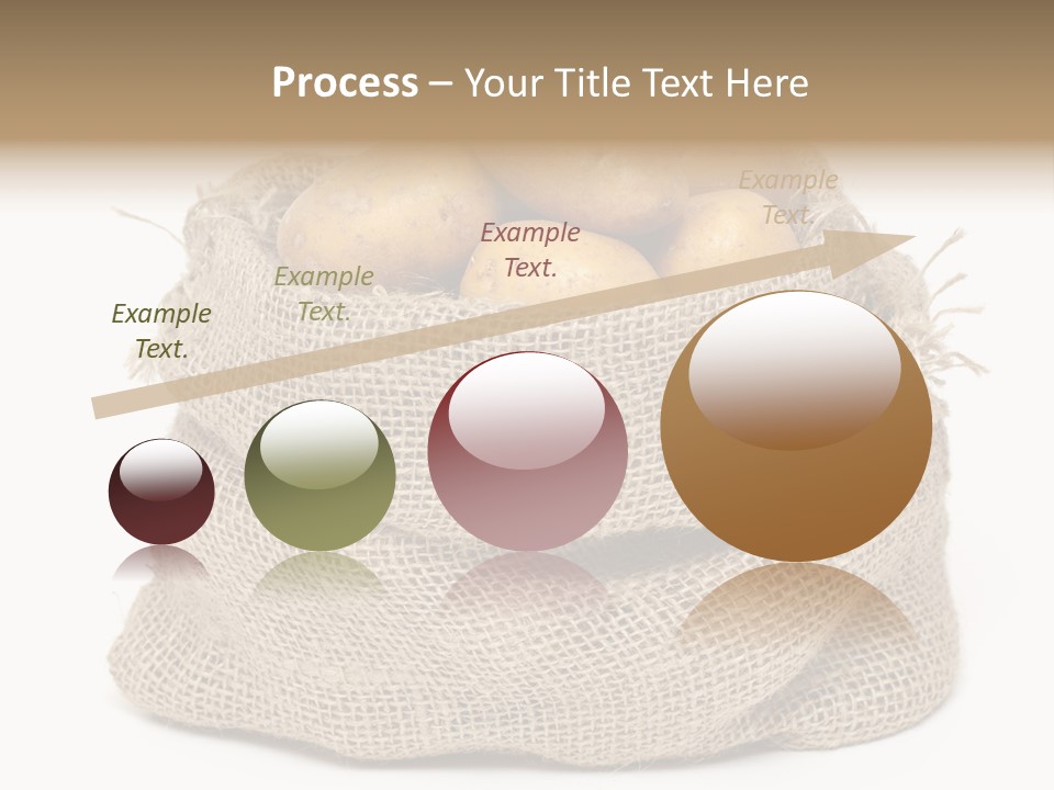 Vegetables Produce Sack PowerPoint Template