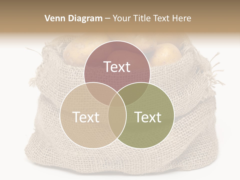 Vegetables Produce Sack PowerPoint Template
