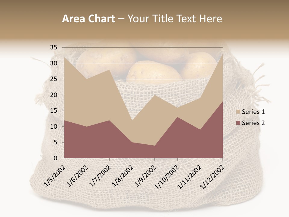 Vegetables Produce Sack PowerPoint Template
