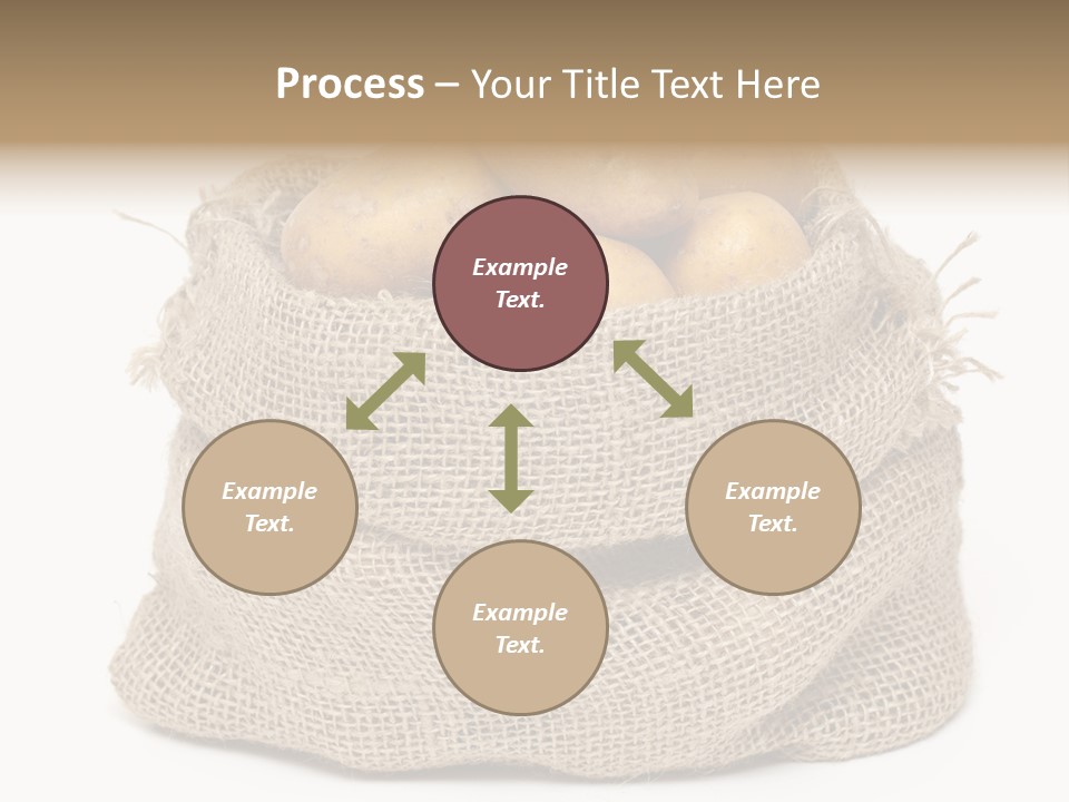 Vegetables Produce Sack PowerPoint Template