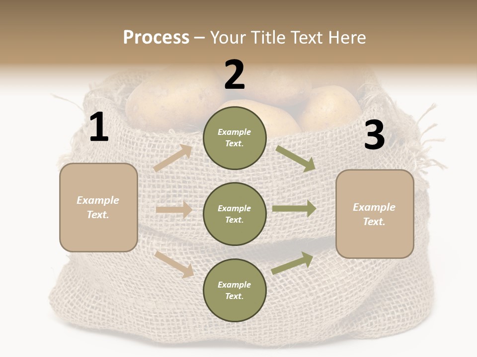 Vegetables Produce Sack PowerPoint Template