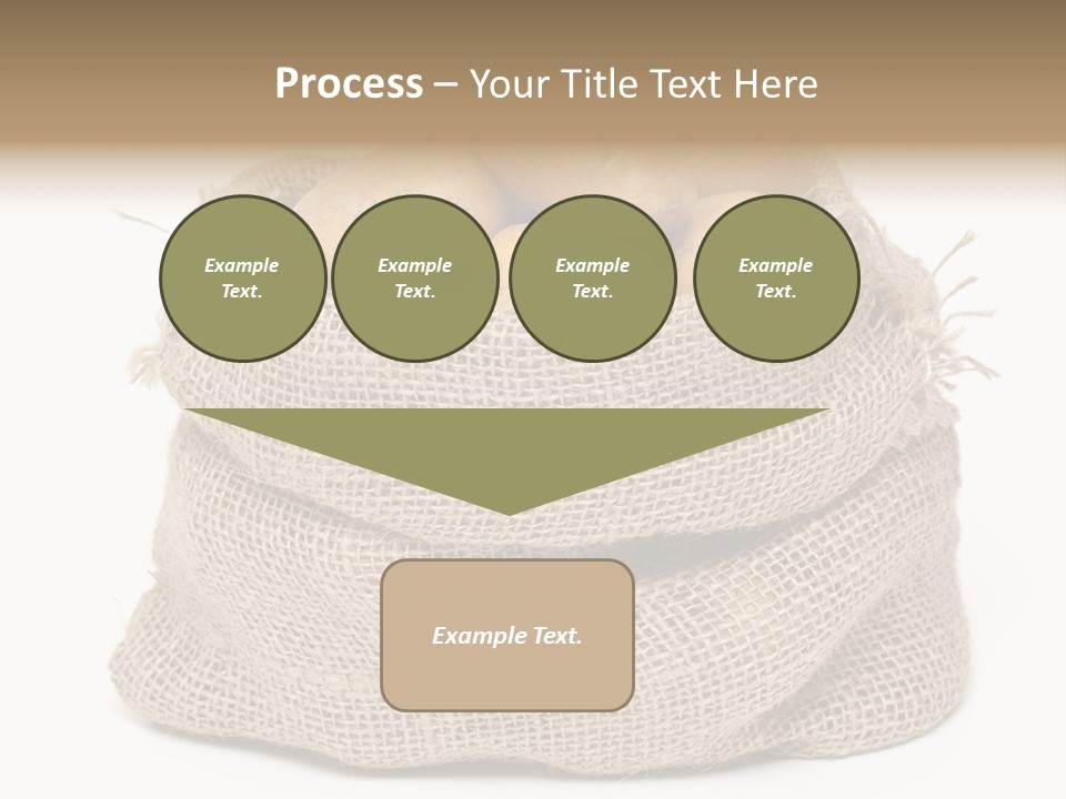 Vegetables Produce Sack PowerPoint Template