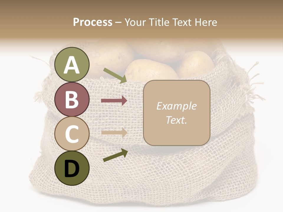 Vegetables Produce Sack PowerPoint Template