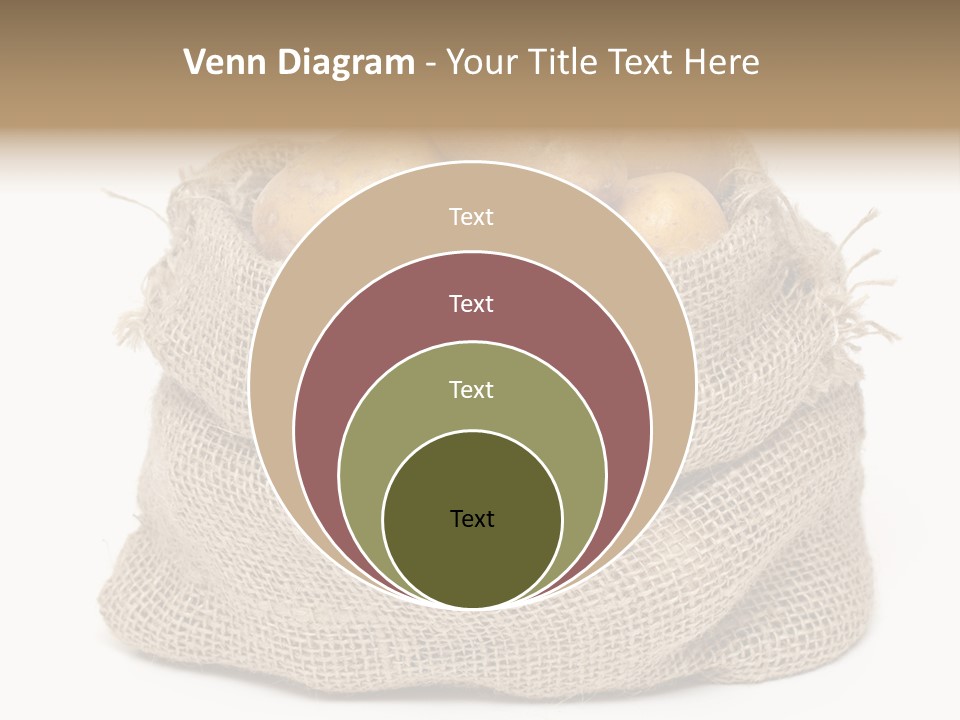 Vegetables Produce Sack PowerPoint Template