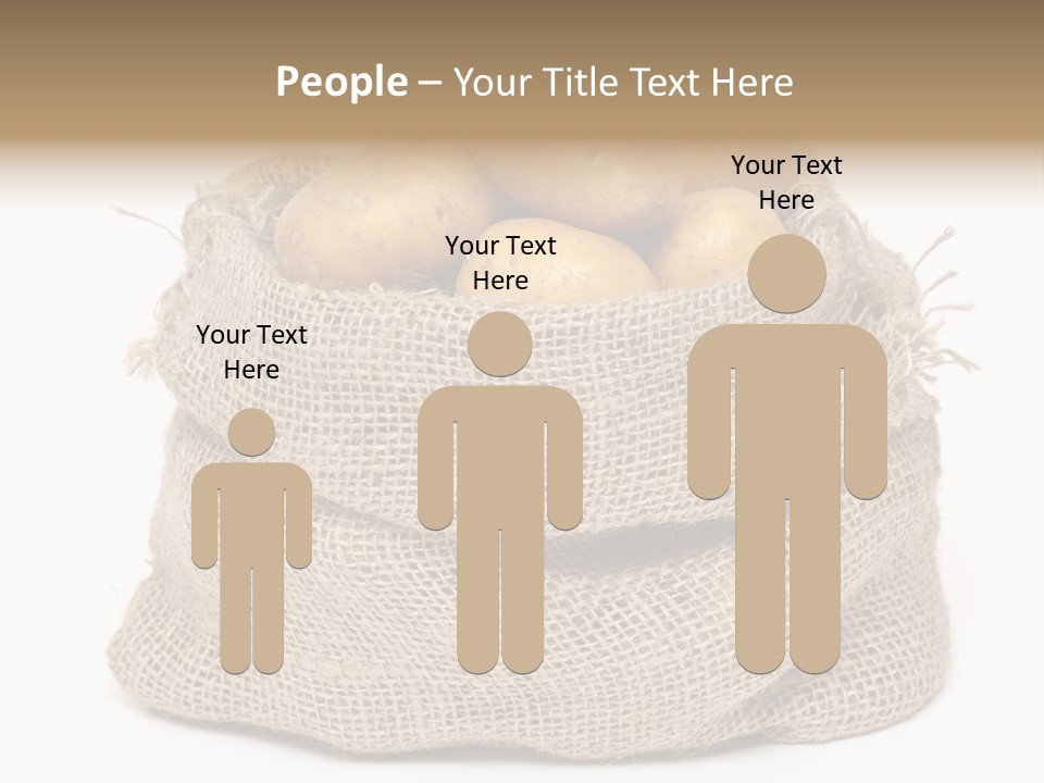 Vegetables Produce Sack PowerPoint Template