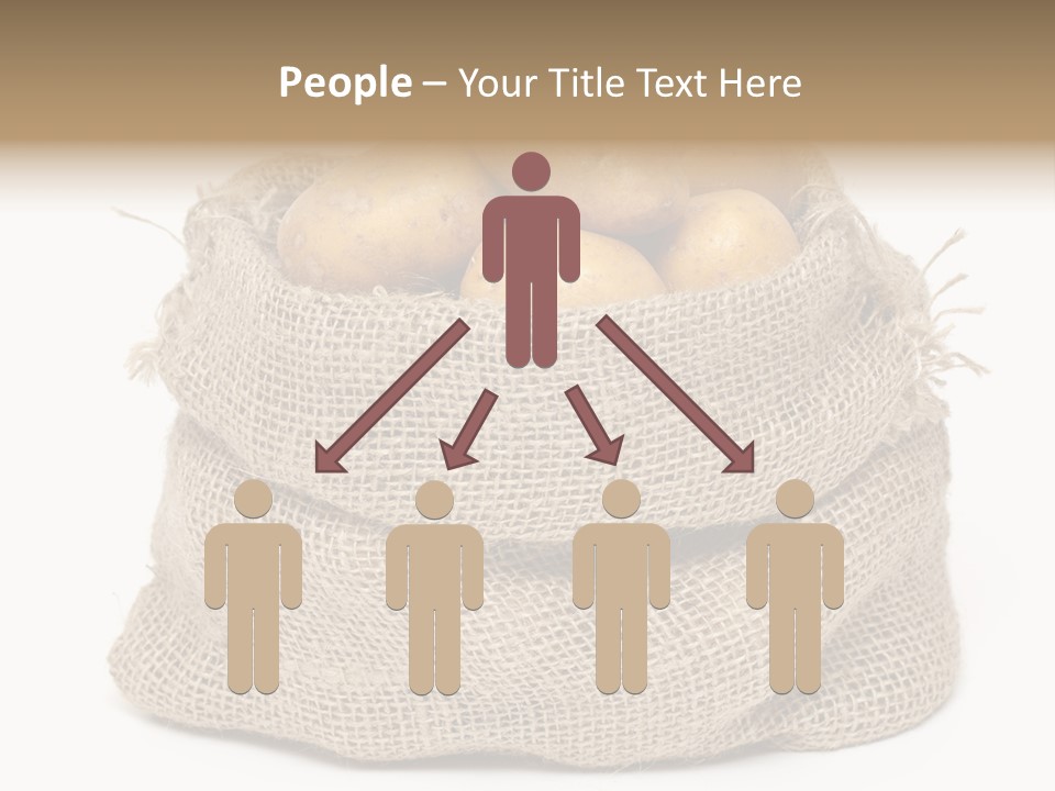 Vegetables Produce Sack PowerPoint Template