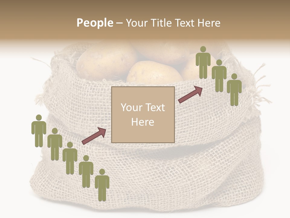 Vegetables Produce Sack PowerPoint Template