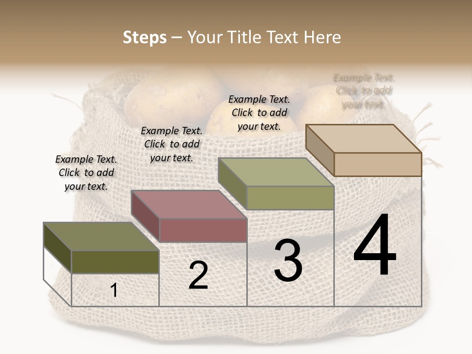 Vegetables Produce Sack PowerPoint Template