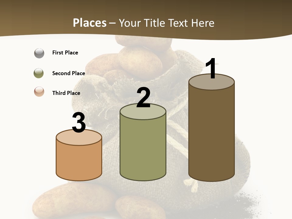 White Potato Farm PowerPoint Template