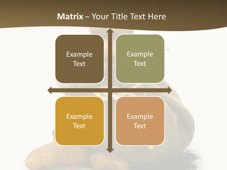 White Potato Farm PowerPoint Template