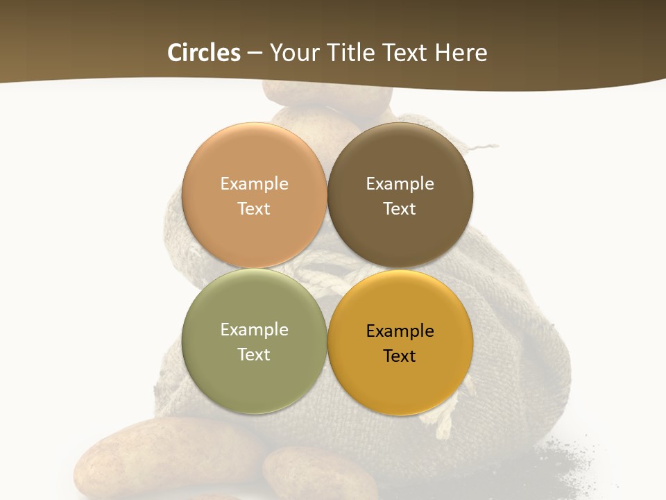 White Potato Farm PowerPoint Template