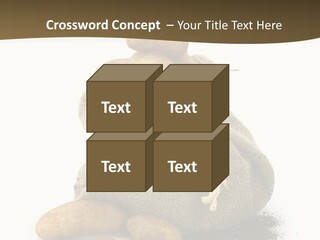 White Potato Farm PowerPoint Template