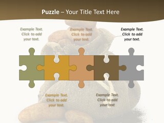 White Potato Farm PowerPoint Template