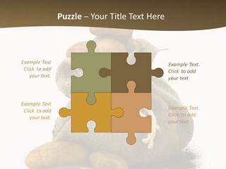 White Potato Farm PowerPoint Template