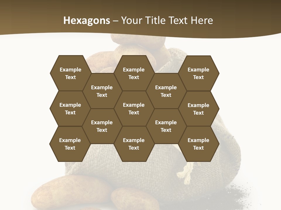 White Potato Farm PowerPoint Template