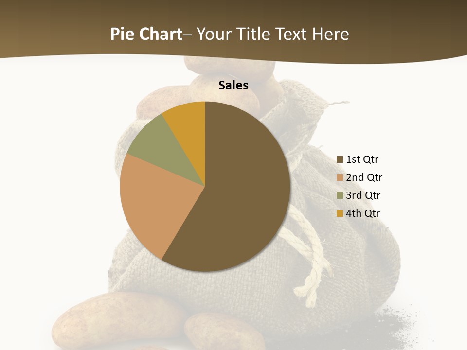 White Potato Farm PowerPoint Template