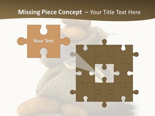White Potato Farm PowerPoint Template