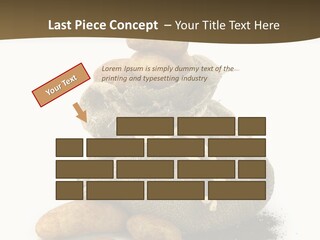 White Potato Farm PowerPoint Template