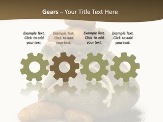 White Potato Farm PowerPoint Template