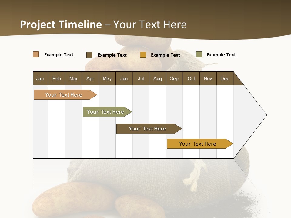 White Potato Farm PowerPoint Template