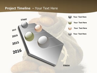 White Potato Farm PowerPoint Template