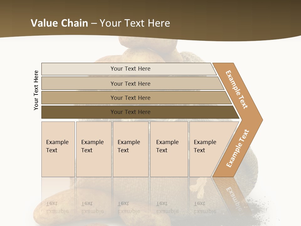 White Potato Farm PowerPoint Template