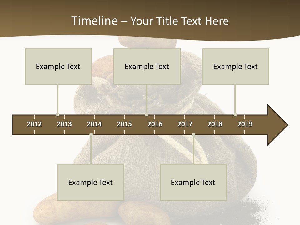 White Potato Farm PowerPoint Template
