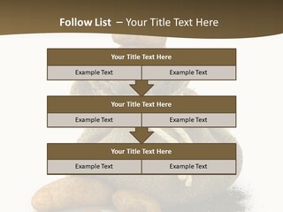 White Potato Farm PowerPoint Template