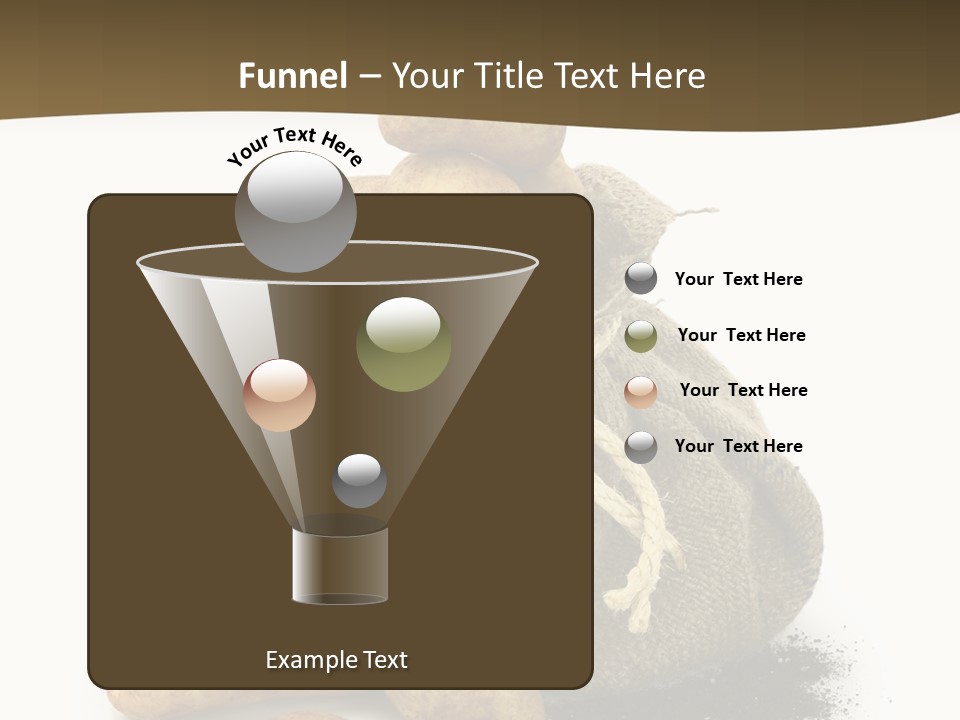 White Potato Farm PowerPoint Template