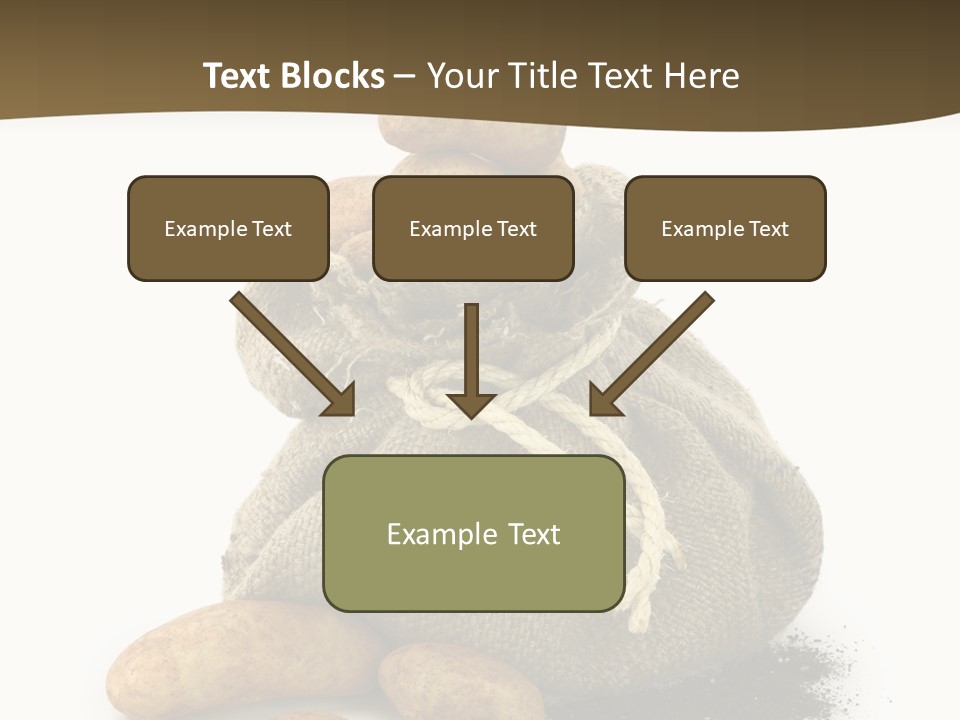 White Potato Farm PowerPoint Template
