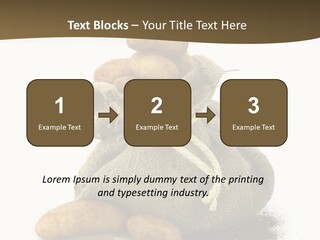 White Potato Farm PowerPoint Template