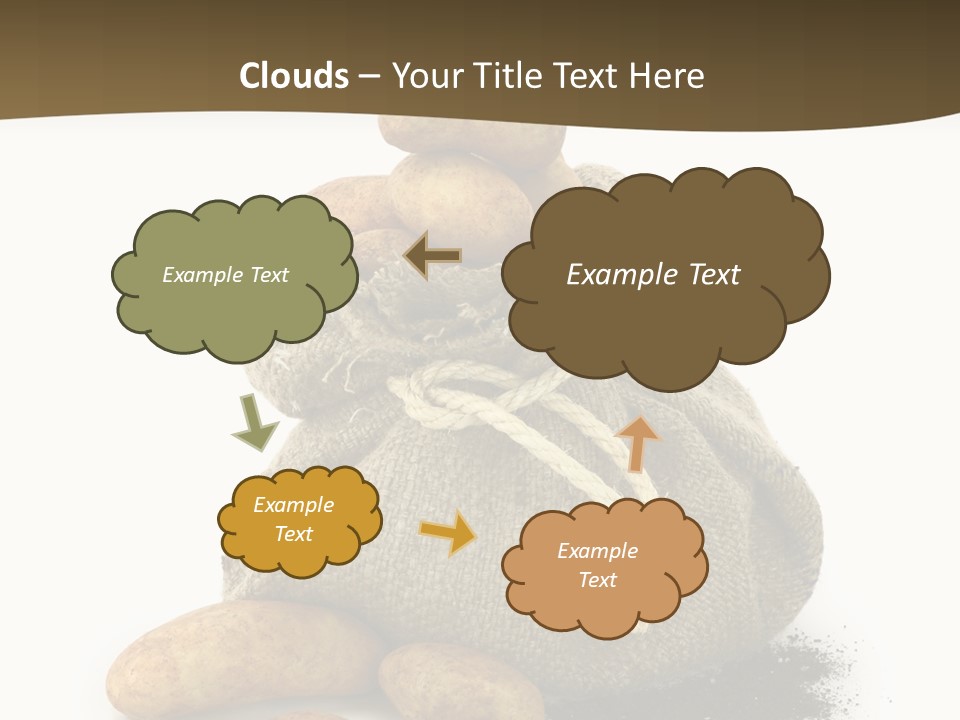 White Potato Farm PowerPoint Template